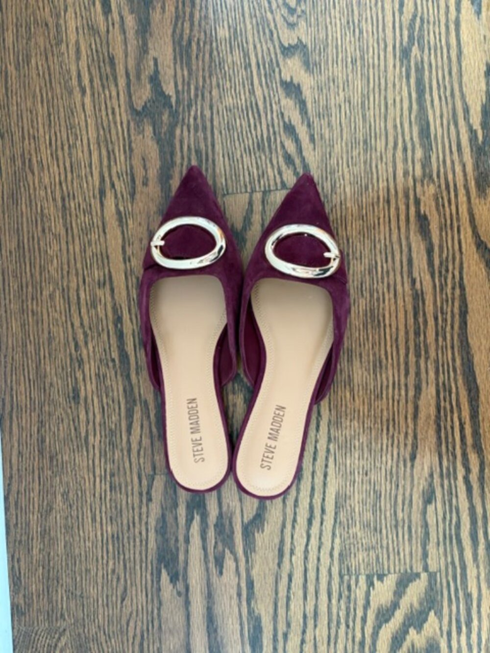 Steve Madden suede mule flats - Picture 2 of 7